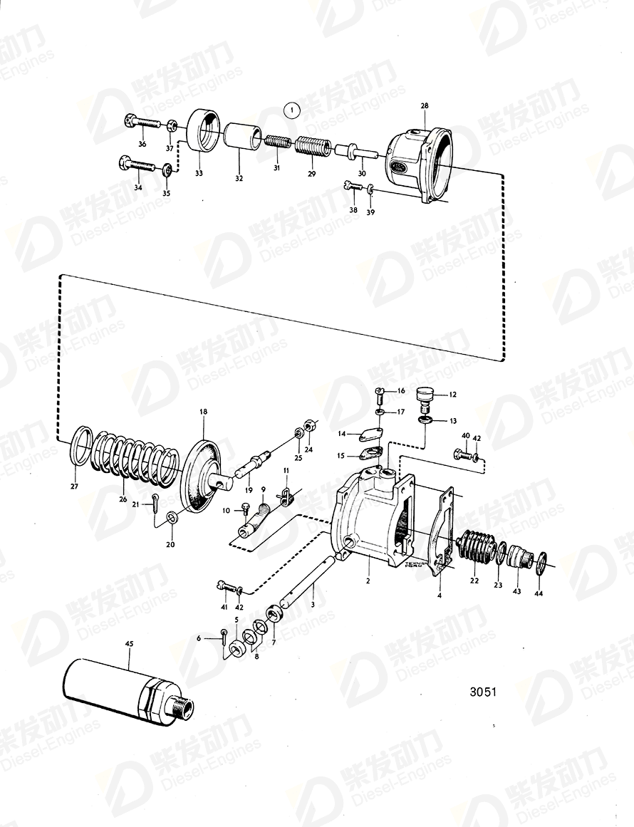 volvo penta Adjusting washer 238349 Drawing